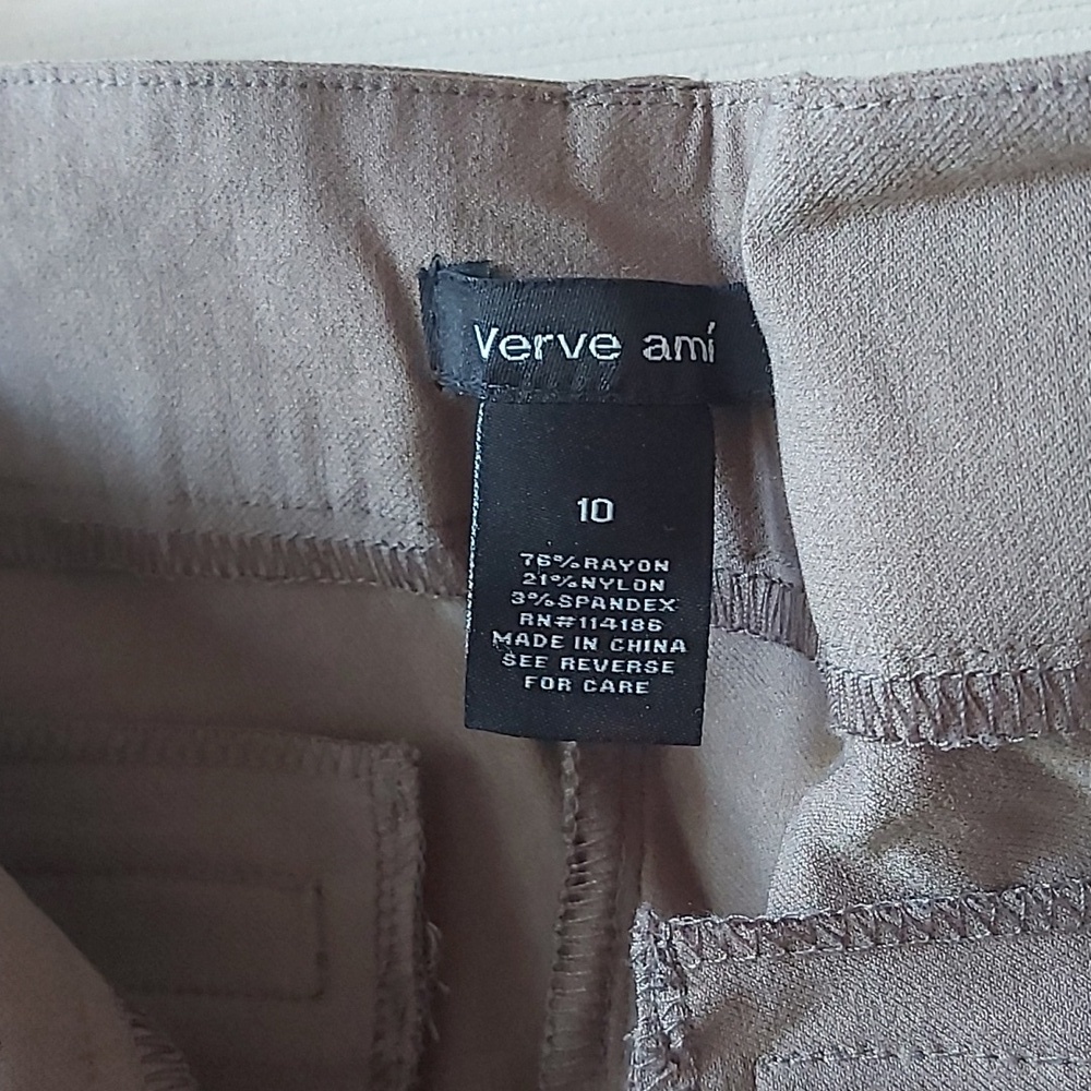 10 Verve ami olive pant NWT